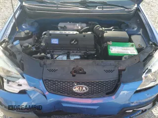 2009 Kia Rio LX with VIN KNADE223296515613, listed as a Copart auction lot 62008194 with 143,238 mi miles and Salvage Title. Bid and sale history available at carsss.com. Image 13.