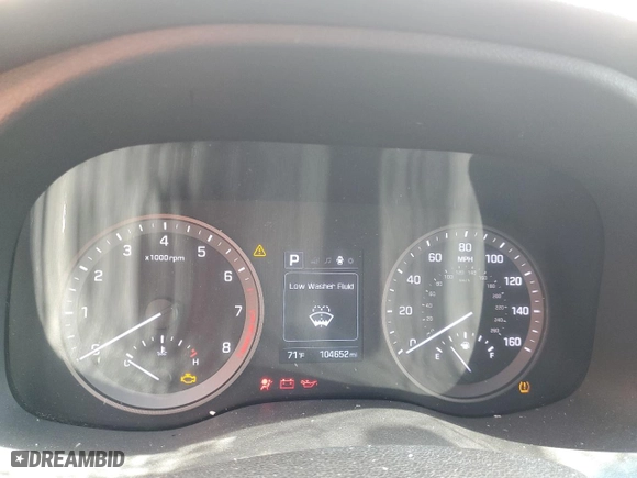 2018 Hyundai Tucson SEL with VIN KM8J33A4XJU714805, listed as a Copart auction lot 51388195 with 104,652 mi miles and Salvage Title. Bid and sale history available at carsss.com. Image 9.