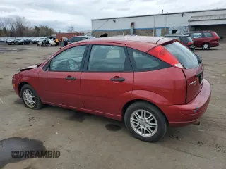 2005 Ford Focus S with VIN 3FAFP37N15R110724, listed as a Copart auction lot 52872255 with 182,925 mi miles and Salvage Title. Bid and sale history available at carsss.com. Image 2.