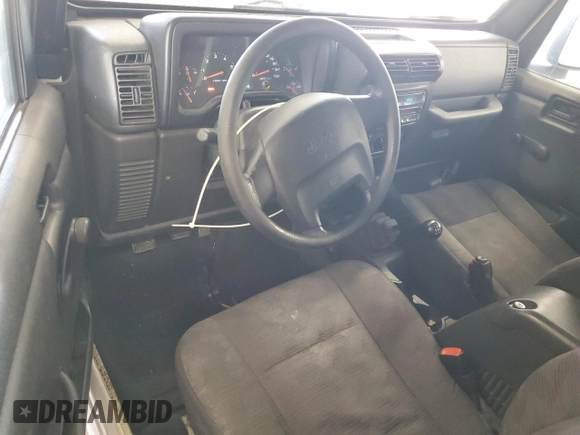 2003 Jeep Wrangler X with VIN 1J4FA39S43P350248, listed as a Copart auction lot 52089395 with 162,524 mi miles and Salvage Title. Bid and sale history available at carsss.com. Image 8.