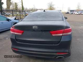 2017 Kia Optima LX with VIN 5XXGT4L32HG156845, listed as a IAAI auction lot 41402224 with 126,529 mi miles. Bid and sale history available at carsss.com. Image 16.