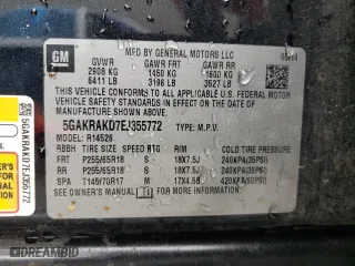 2014 Buick Enclave Convenience with VIN 5GAKRAKD7EJ355772, listed as a Copart auction lot 49267075 with 160,346 mi miles and Salvage Title. Bid and sale history available at carsss.com. Image 14.