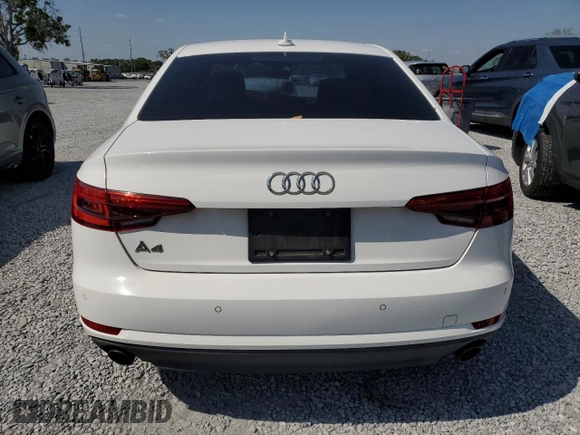 2017 Audi A4 Premium with VIN WAUGNAF43HN019766, listed as a Copart auction lot 52924375 with 127,827 mi miles and Salvage Title. Bid and sale history available at carsss.com. Image 6.