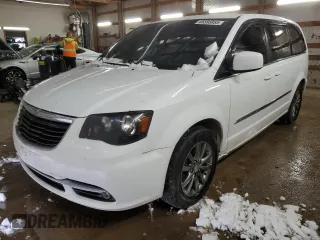 2015 Chrysler Town & Country S with VIN 2C4RC1HG6FR546192, listed as a Copart auction lot 45566855 with 178,879 mi miles and Salvage Title. Bid and sale history available at carsss.com. Image 1.