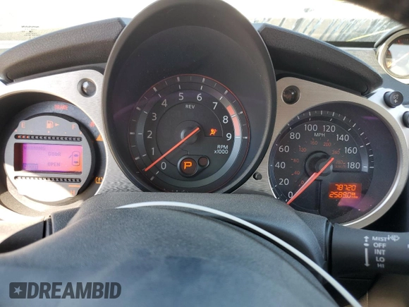 2017 Nissan 370Z with VIN JN1AZ4EH0HM952004, listed as a Copart auction lot 48632605 with 78,720 mi miles and Salvage Title. Bid and sale history available at DreamBid. Image 9.