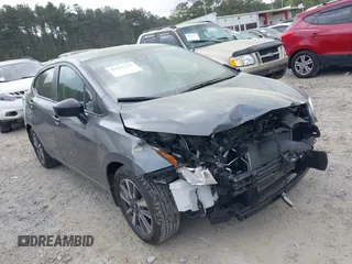 2024 Nissan Versa S with VIN 3N1CN8DV0RL850023, listed as a IAAI auction lot 41945242 with 20,322 mi miles and . Bid and sale history available at DreamBid. Image 1.