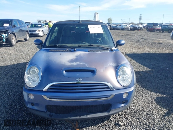 2005 MINI Convertible S with VIN WMWRH33455TF82408, listed as a IAAI auction lot 41857791 with 133,824 mi miles and . Bid and sale history available at DreamBid. Image 12.