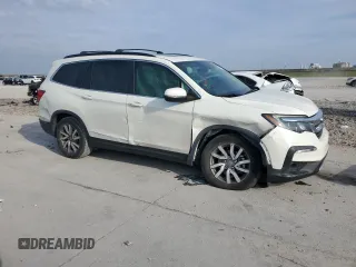 2019 Honda Pilot EX-L with VIN 5FNYF5H59KB027054, listed as a Copart auction lot 47278675 with 48,058 mi miles and Salvage Title. Bid and sale history available at DreamBid. Image 4.