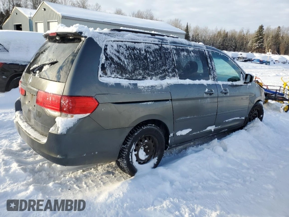 2008 Honda Odyssey EX with VIN 5FNRL38458B502927, listed as a Copart auction lot 44243425 with 317,719 mi miles and Salvage Title. Bid and sale history available at carsss.com. Image 3.