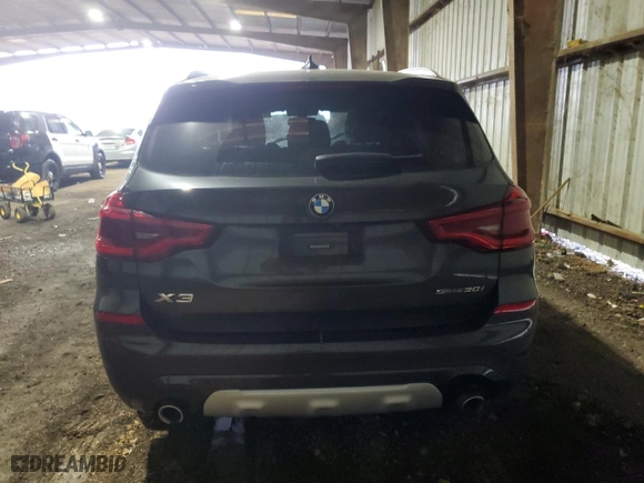 2021 BMW X3 sDrive30i with VIN 5UXTY3C05M9G65773, listed as a Copart auction lot 87863165 with 0 mi miles and Salvage Title. Bid and sale history available at carsss.com. Image 6.