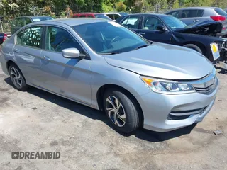 2016 Honda Accord Sedan LX with VIN 1HGCR2F3XGA205976, listed as a IAAI auction lot 42063351 with 121,501 mi miles. Bid and sale history available at carsss.com. Image 1.
