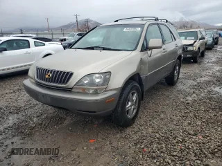 1999 Lexus RX 300 Luxury SUV with VIN JT6HF10U6X0072395, listed as a Copart auction lot 44435985 with 201,339 mi miles and Clean Title. Bid and sale history available at carsss.com. Image 1.