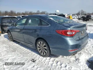 2017 Hyundai Sonata Sport with VIN 5NPE34AF0HH439270, listed as a Copart auction lot 89333675 with 194,457 mi miles and Salvage Title. Bid and sale history available at DreamBid. Image 2.
