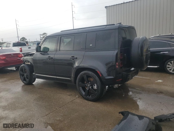 2024 Land Rover Defender X-Dynamic SE with VIN SALE27EU0R2352199, listed as a Copart auction lot 80959384 with 2,435 mi miles and Salvage Title. Bid and sale history available at carsss.com. Image 2.