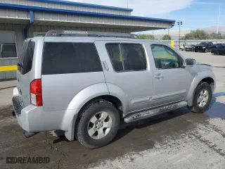 2006 Nissan Pathfinder SE with VIN 5N1AR18U36C615832, listed as a Copart auction lot 81623304 with 185,540 mi miles and Salvage Title. Bid and sale history available at carsss.com. Image 3.