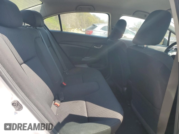 2015 Honda Civic Sedan LX with VIN 19XFB2F50FE285737, listed as a Copart auction lot 54292615 with 160,384 mi miles and Salvage Title. Bid and sale history available at carsss.com. Image 10.