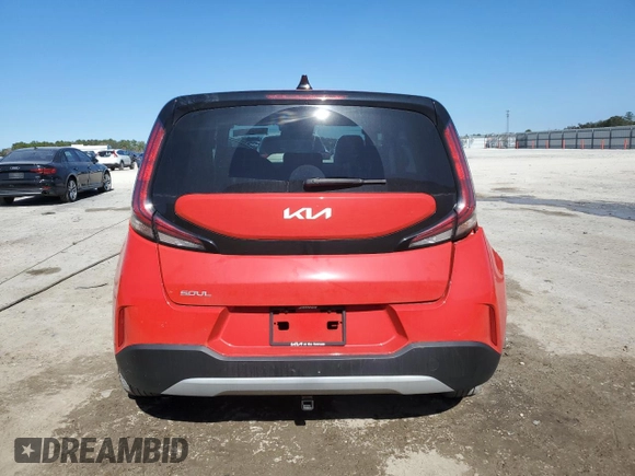2023 Kia Soul S with VIN KNDJ23AU7P7212848, listed as a Copart auction lot 43771115 with 9,055 mi miles and Salvage Title. Bid and sale history available at carsss.com. Image 6.