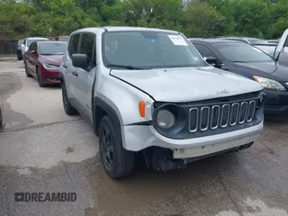 2018 Jeep Renegade Sport with VIN ZACCJAABXJPG96474, listed as a IAAI auction lot 41954257 with 95,900 mi miles and . Bid and sale history available at DreamBid. Image 1.