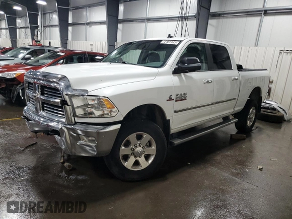 2014 Ram 2500 SLT with VIN 3C6UR5DL0EG196153, listed as a Copart auction lot 72161983 with 142,391 mi miles and Salvage title. Bid and sale history available at DreamBid. Image 1.