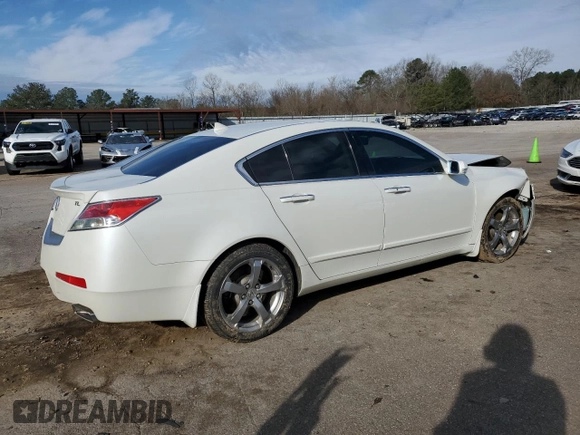 2010 Acura TL Tech with VIN 19UUA8F50AA011092, listed as a Copart auction lot 45583425 with 125,041 mi miles and Salvage Title. Bid and sale history available at carsss.com. Image 3.