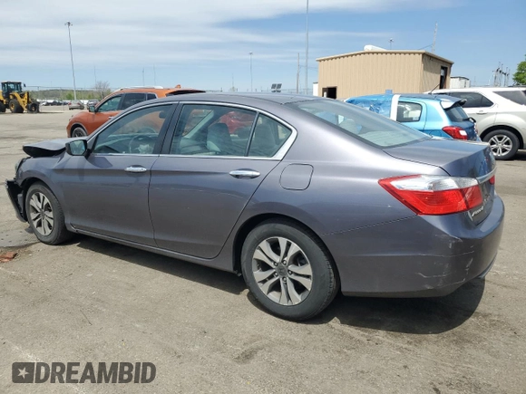 2015 Honda Accord LX with VIN 1HGCR2F38FA197357, listed as a Copart auction lot 54096215 with 289,796 mi miles and Salvage Title. Bid and sale history available at carsss.com. Image 2.