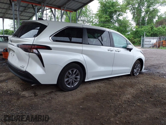 2023 Toyota Sienna XLE with VIN 5TDYSKFC3PS083764, listed as a IAAI auction lot 42214849 with 24,761 mi miles and . Bid and sale history available at DreamBid. Image 4.