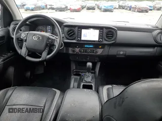 2022 Toyota Tacoma SR with VIN 3TMCZ5AN0NM533089, listed as a Copart auction lot 53757995 with 27,298 mi miles and Salvage title. Bid and sale history available at DreamBid. Image 8.