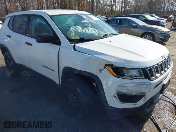 2021 Jeep Compass Freedom with VIN 3C4NJDAB7MT510591, listed as a IAAI auction lot 41723328 with 78,436 mi miles and . Bid and sale history available at carsss.com. Image 6.