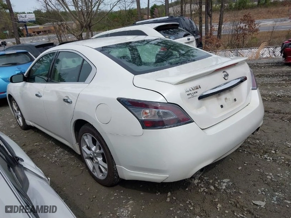 2013 Nissan Maxima 3.5 SV w/Premium Pkg with VIN 1N4AA5AP2DC817880, listed as a IAAI auction lot 41864805 with 153,828 mi miles. Bid and sale history available at carsss.com. Image 3.