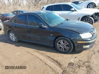 2006 Saab 9-3 with VIN YS3FD49Y461132818, listed as a IAAI auction lot 41635624 with 142,680 mi miles. Bid and sale history available at carsss.com. Image 1.