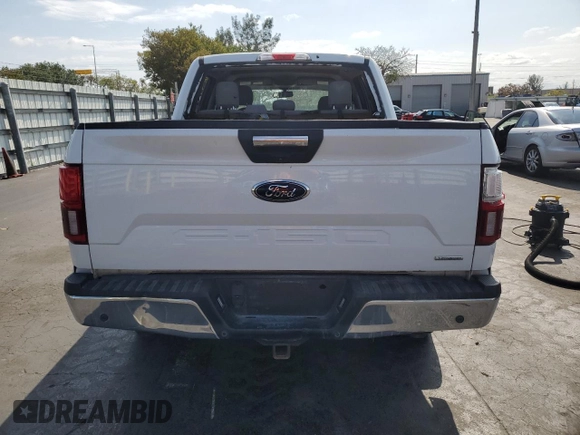 2020 Ford F-150 XL with VIN 1FTEW1EP1LFB38518, listed as a Copart auction lot 52570445 with Not Provided miles and Salvage Title. Bid and sale history available at carsss.com. Image 6.