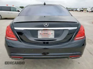 2015 Mercedes-Benz S 550 with VIN WDDUG8CB5FA133287, listed as a Copart auction lot 54829225 with 55,878 mi miles and Salvage Title. Bid and sale history available at carsss.com. Image 6.