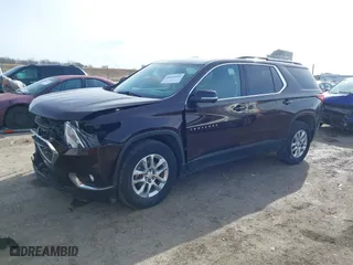 2020 Chevrolet Traverse LT Cloth with VIN 1GNEVGKWXLJ151077, listed as a IAAI auction lot 41520534 with 76,473 mi miles. Bid and sale history available at carsss.com. Image 2.