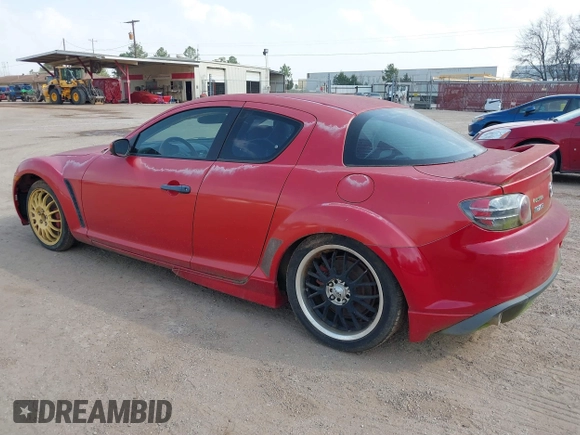 2008 Mazda RX-8 40th Anniversary with VIN JM1FE173180214931, listed as a IAAI auction lot 41780064 with 83,732 mi miles. Bid and sale history available at carsss.com. Image 3.
