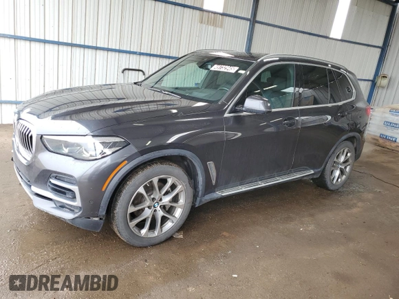 2023 BMW X5 sDrive40i with VIN 5UXCR4C03P9R22935, listed as a Copart auction lot 49732945 with 55,821 mi miles and Clean Title. Bid and sale history available at carsss.com. Image 1.