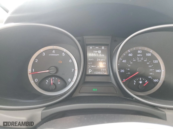 2016 Hyundai Santa Fe Sport with VIN 5XYZUDLB9GG347153, listed as a Copart auction lot 54048555 with 103,507 mi miles and Clean Title. Bid and sale history available at carsss.com. Image 9.