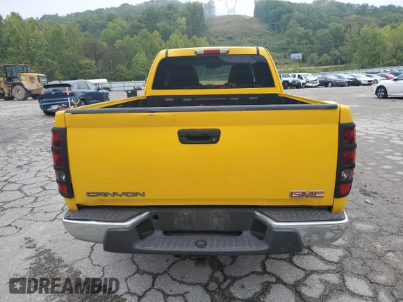 2006 GMC Canyon SLE1 with VIN 1GTDT196668287179, listed as a Copart auction lot 73303364 with 168,536 mi miles and Salvage Title. Bid and sale history available at carsss.com. Image 6.