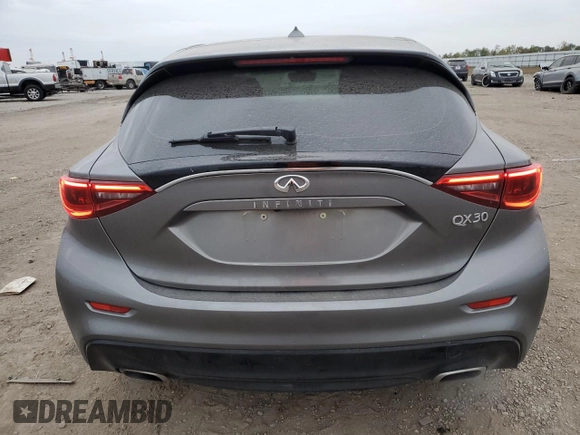 2018 Infiniti QX30 Premium z VIN SJKCH5CP6JA060448, wystawiony jako Copart lot #83436754 z przebiegiem 97 684 mil mil oraz Szkoda całkowita • Salvage title. Historia ofert i sprzedaży dostępna na DreamBid. Obrazek 6.