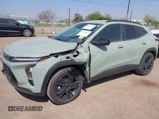 2025 Chevrolet Trax ACTIV with VIN KL77LKEP9SC009947, listed as a IAAI auction lot 41796521 with 7,740 mi miles. Bid and sale history available at carsss.com. Image 2.