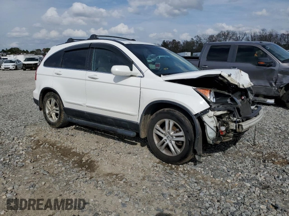 2011 Honda CR-V EX-L with VIN 5J6RE3H7XBL022241, listed as a Copart auction lot 49377955 with 140,670 mi miles and Salvage Title. Bid and sale history available at carsss.com. Image 4.