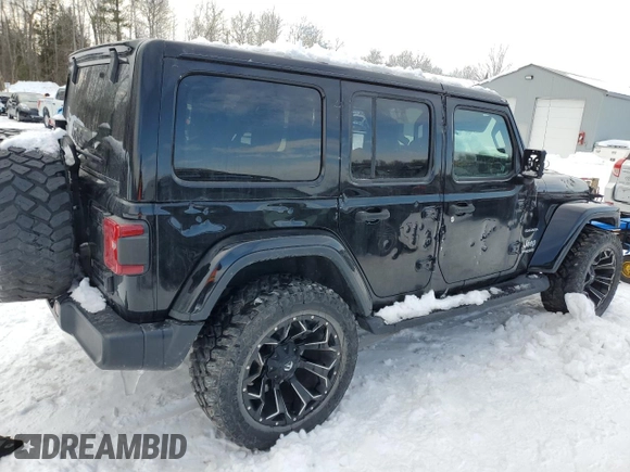 2020 Jeep Wrangler Unlimited Sahara with VIN 1C4HJXEN5LW175293, listed as a Copart auction lot 84474054 with Not provided miles and Clean title. Bid and sale history available at DreamBid. Image 3.