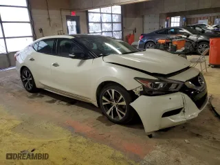 2017 Nissan Maxima SV with VIN 1N4AA6AP4HC428332, listed as a Copart auction lot 45322805 with 0 mi miles and Salvage Title. Bid and sale history available at carsss.com. Image 4.