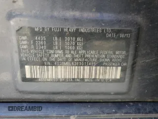 2014 Subaru Legacy Limited with VIN 4S3BMBL62E3011435, listed as a Copart auction lot 56660475 with 112,931 mi miles and Salvage title. Bid and sale history available at DreamBid. Image 12.
