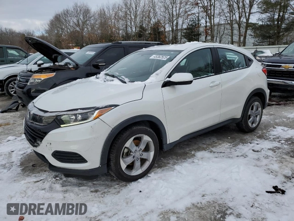 2021 Honda HR-V LX with VIN 3CZRU6H30MM708145, listed as a Copart auction lot 45362525 with 39,243 mi miles and Salvage Title. Bid and sale history available at carsss.com. Image 1.