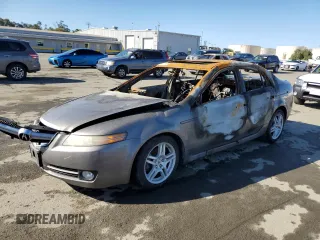 2007 Acura TL with VIN 19UUA66277A049227, listed as a Copart auction lot 49511045 with 0 mi miles and Non Repairable. Bid and sale history available at carsss.com. Image 1.