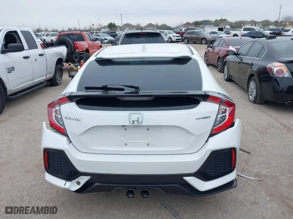2017 Honda Civic Hatchback Sport with VIN SHHFK7H42HU222538, listed as a IAAI auction lot 41613076 with 66,175 mi miles. Bid and sale history available at carsss.com. Image 16.