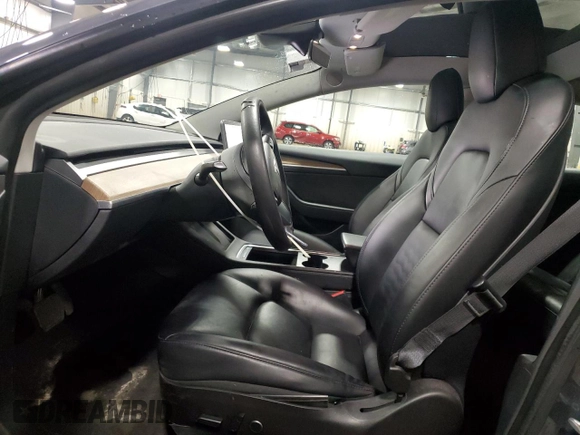 2022 Tesla Model 3 with VIN 5YJ3E1EA8NF287506, listed as a Copart auction lot 55674145 with 106,745 mi miles and Clean Title. Bid and sale history available at DreamBid. Image 7.
