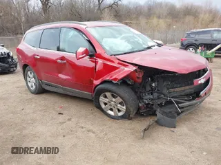 2012 Chevrolet Traverse 1LT with VIN 1GNKRGED9CJ330924, listed as a IAAI auction lot 41832593 with 159,303 mi miles and . Bid and sale history available at DreamBid. Image 1.