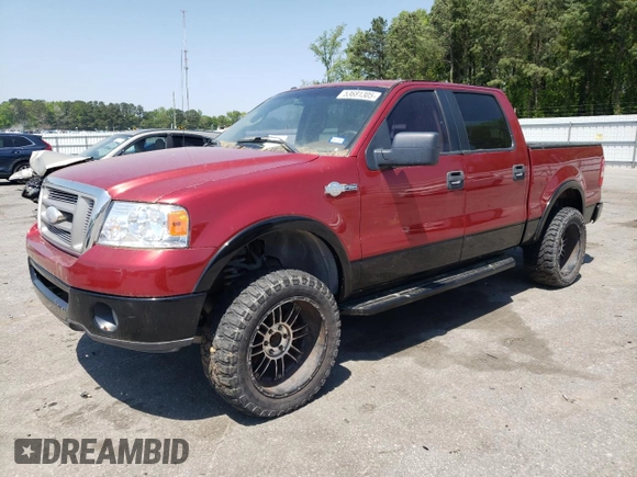 2006 Ford F-150 XLT with VIN 1FTPW14V56KC31580, listed as a Copart auction lot 53681305 with 136,103 mi miles and Clean Title. Bid and sale history available at carsss.com. Image 1.