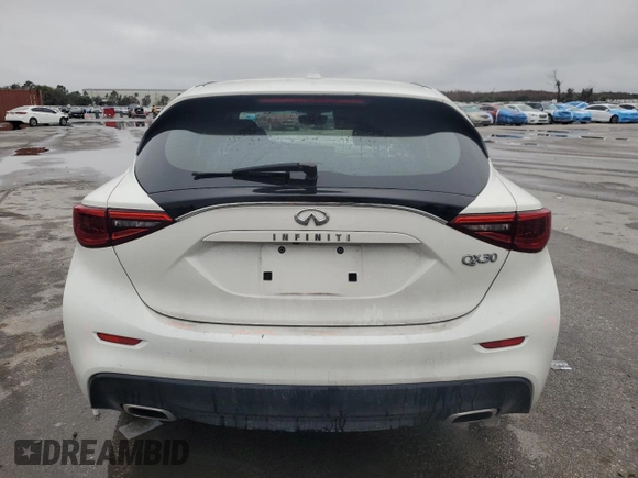 2017 Infiniti QX30 Premium with VIN SJKCH5CP6HA039710, listed as a Copart auction lot 86958824 with Not Provided miles and Salvage Title. Bid and sale history available at DreamBid. Image 6.